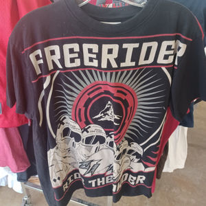 Gazzoil France Authentic Black Large *L* Freerider Ride The Power Shirt